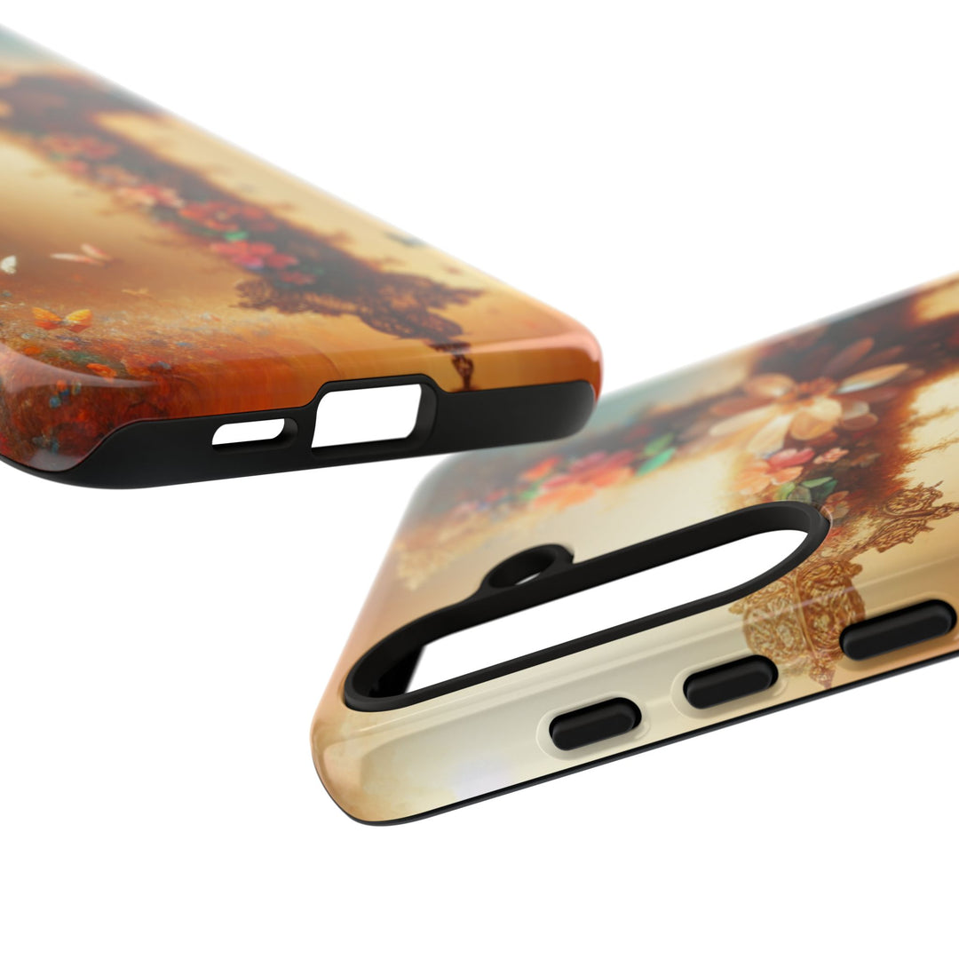 Floral Cross Phone Case, Tough Cases for Christians, Religious Gifts, Cute Floral Accessories, Chic Phone Cover, Spring Vibes