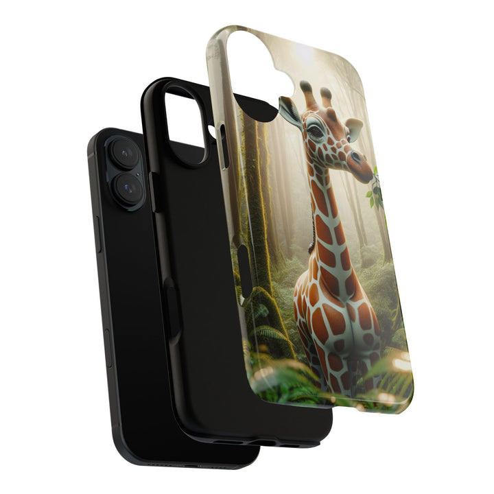 Giraffe Tough Phone Case - Cute Animal Design for Nature Lovers