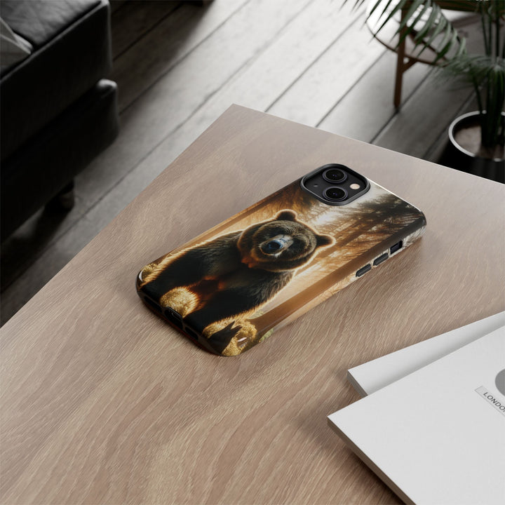Wildlife Phone Case - Tough Cases with Bear Design, Nature Lover Gift, Animal-Themed Accessories, Eco-Friendly Tech Protection