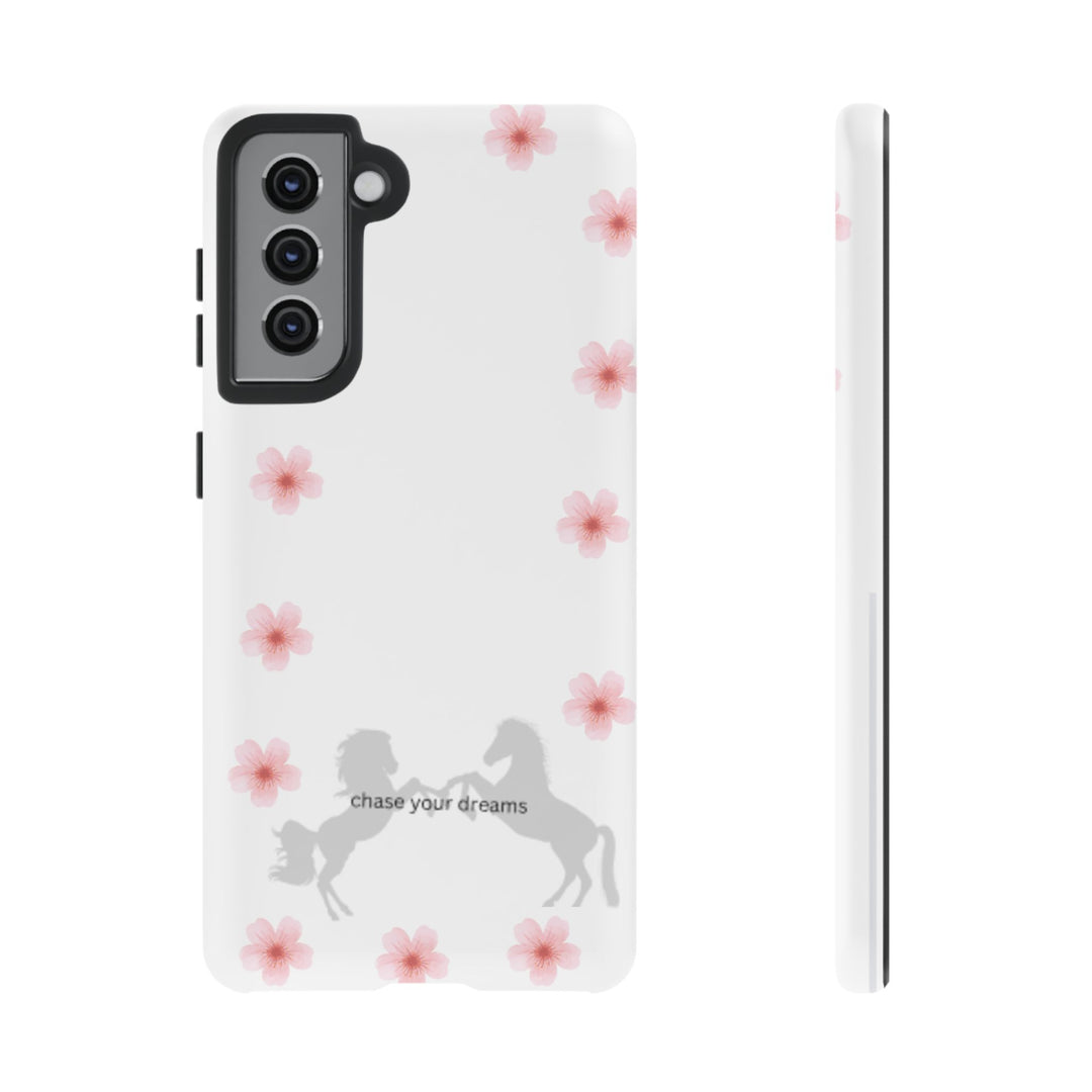 Chase Your Dreams Floral Phone Case