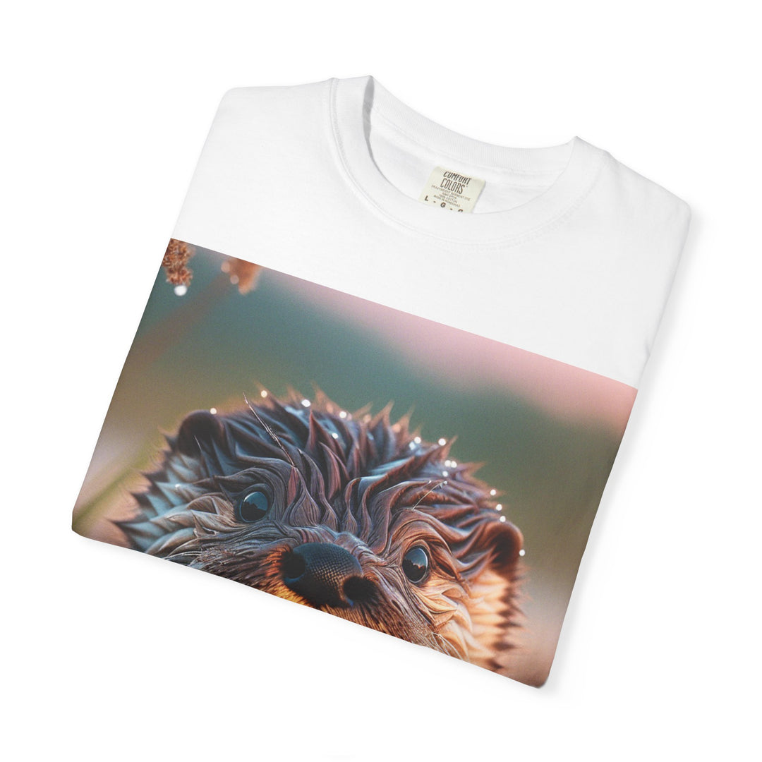 Whimsical Otter Unisex Garment-Dyed T-Shirt - Perfect for Nature Lovers