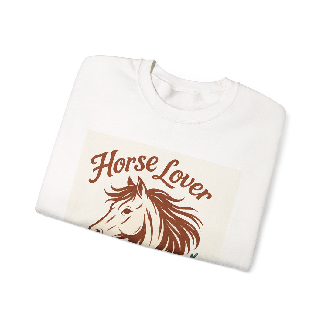 Cozy Horse Lover Sweatshirt, Equine Enthusiast Apparel, Perfect Gift for Equestrians, Casual Comfort, Horseback Riding Fashion