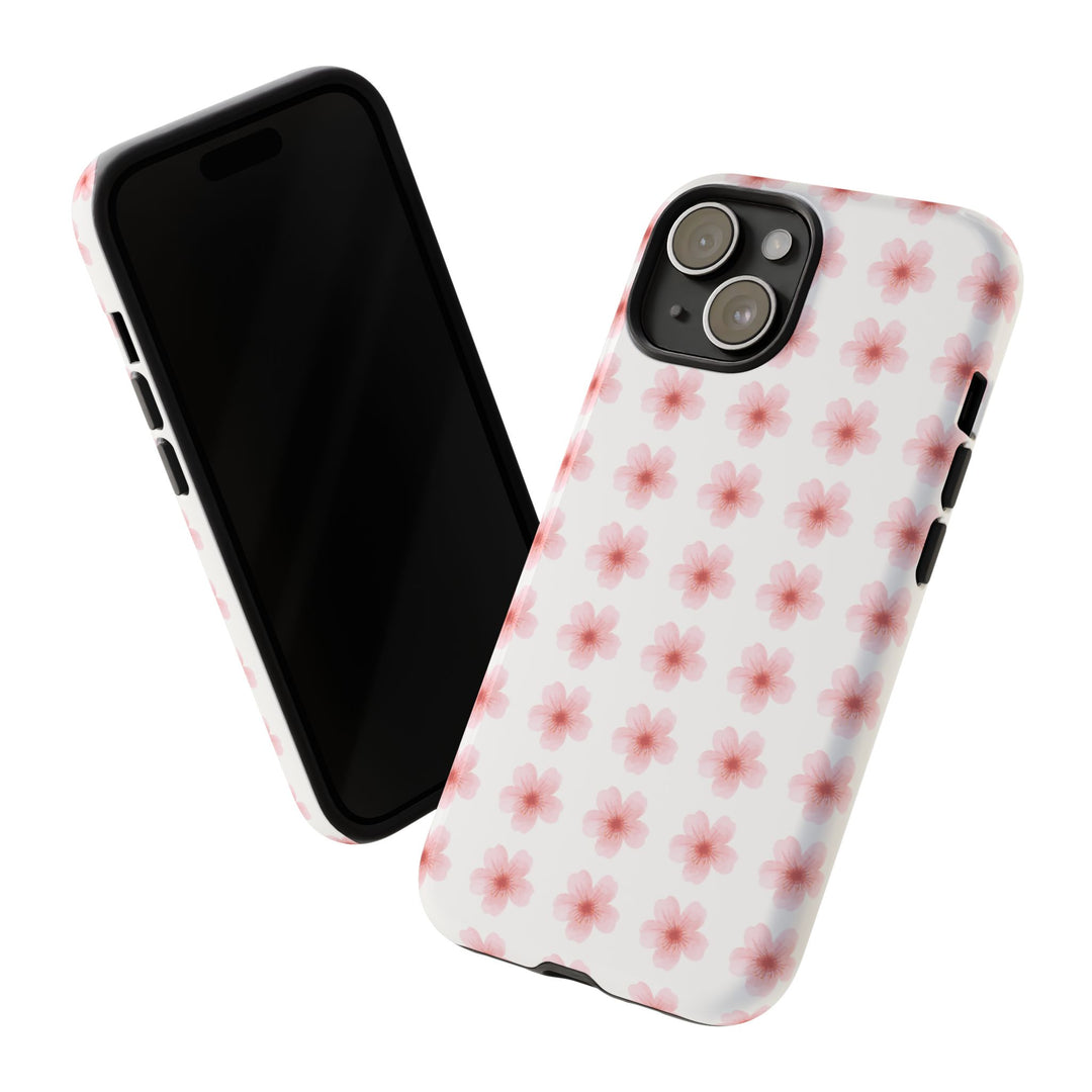 Cherry Blossom Tough Phone Case - Floral Design for Spring & Summer