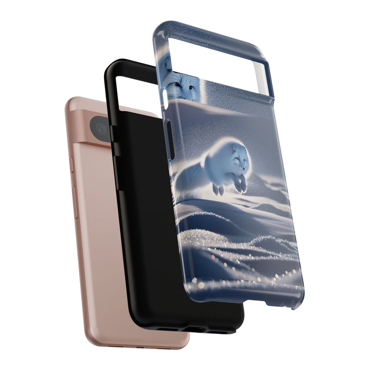 Cute Arctic Fox Phone Case – Tough Protective Cover for Animal Lovers