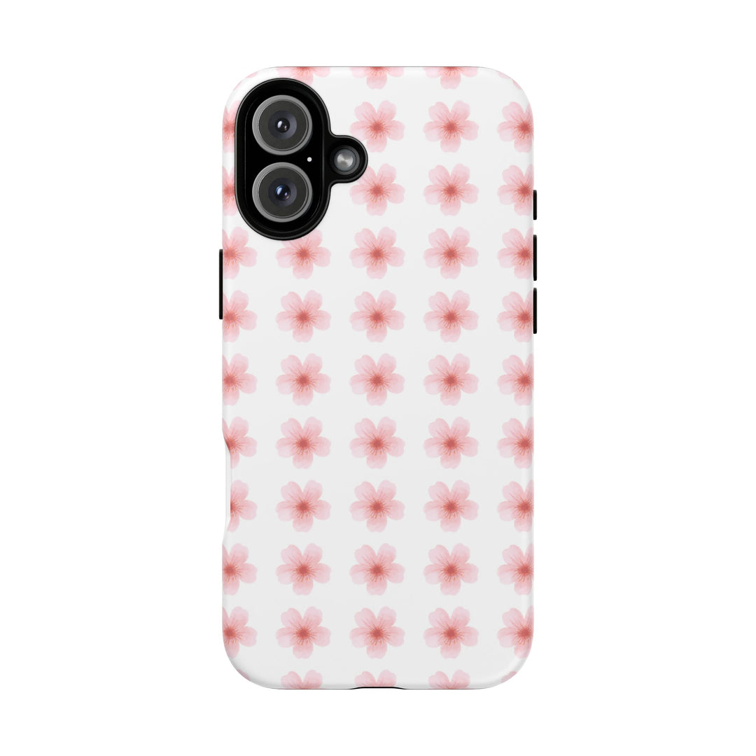 Cherry Blossom Tough Phone Case - Floral Design for Spring & Summer