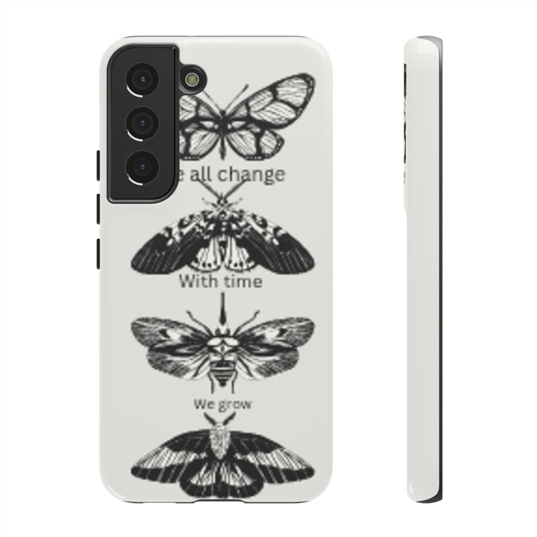 Inspirational Phone Case - We All Change With Time - Tough Cases for Nature Lovers