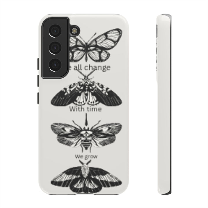 Inspirational Phone Case - We All Change With Time - Tough Cases for Nature Lovers