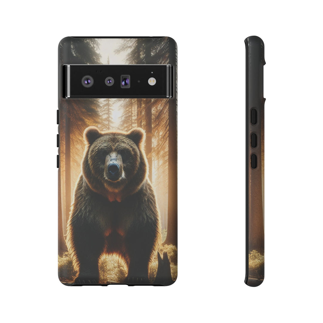 Wildlife Phone Case - Tough Cases with Bear Design, Nature Lover Gift, Animal-Themed Accessories, Eco-Friendly Tech Protection
