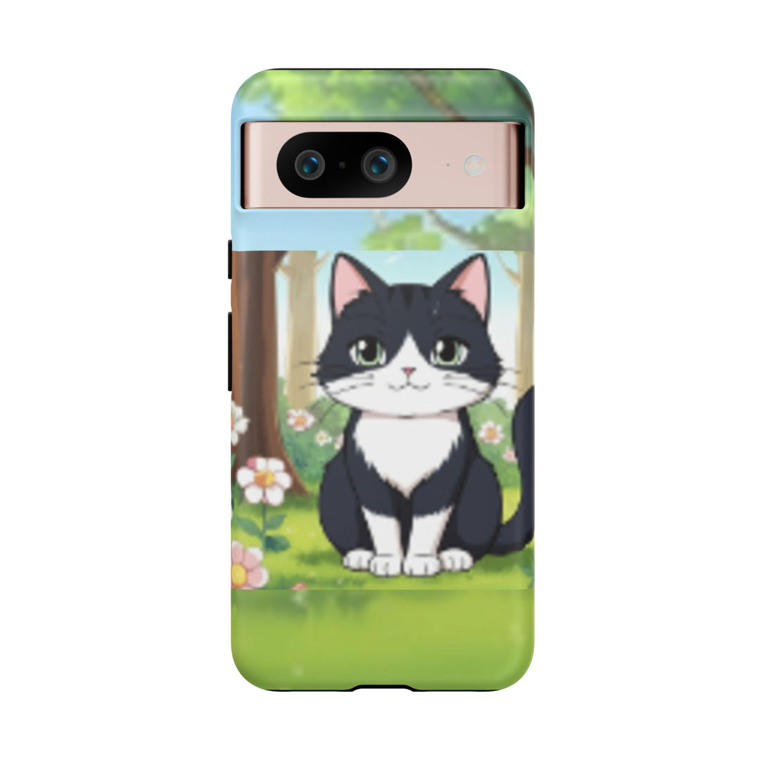 Cute Ai Cat Phone Case - Tough Cases for Animal Lovers