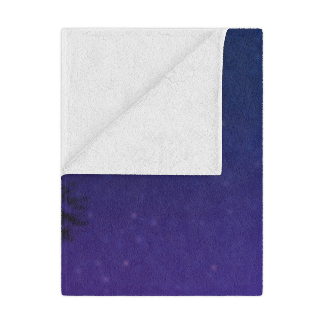 Cosmic Night Sky Minky Blanket for Cozy Moments