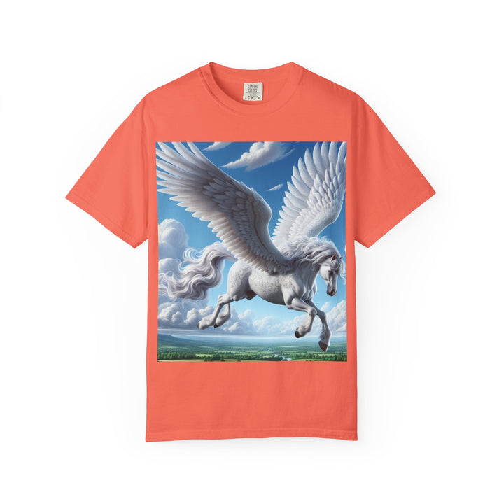 Mythical Pegasus Unisex Garment-Dyed T-shirt | Dreamy Fantasy Art Tee