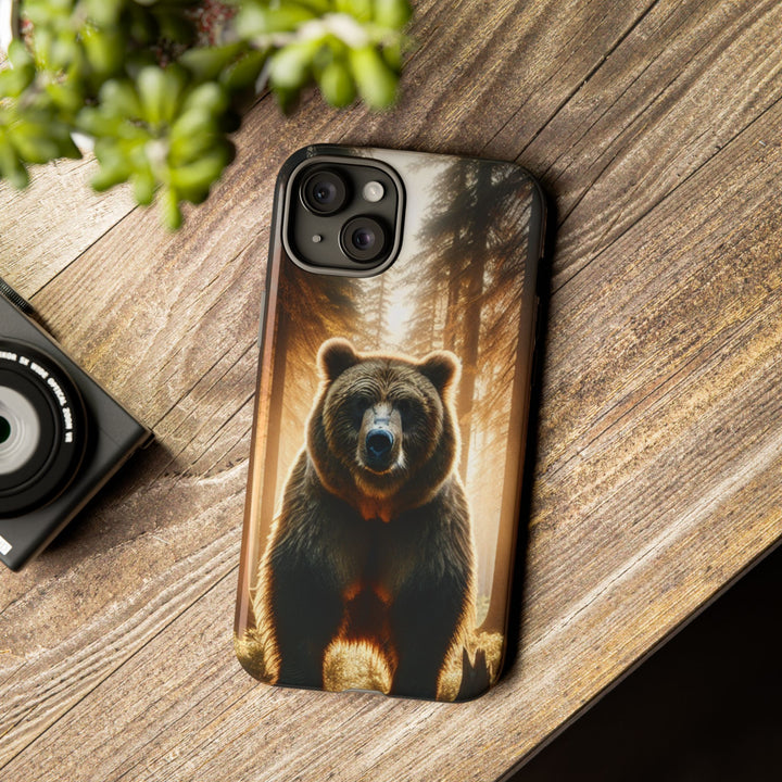 Wildlife Phone Case - Tough Cases with Bear Design, Nature Lover Gift, Animal-Themed Accessories, Eco-Friendly Tech Protection