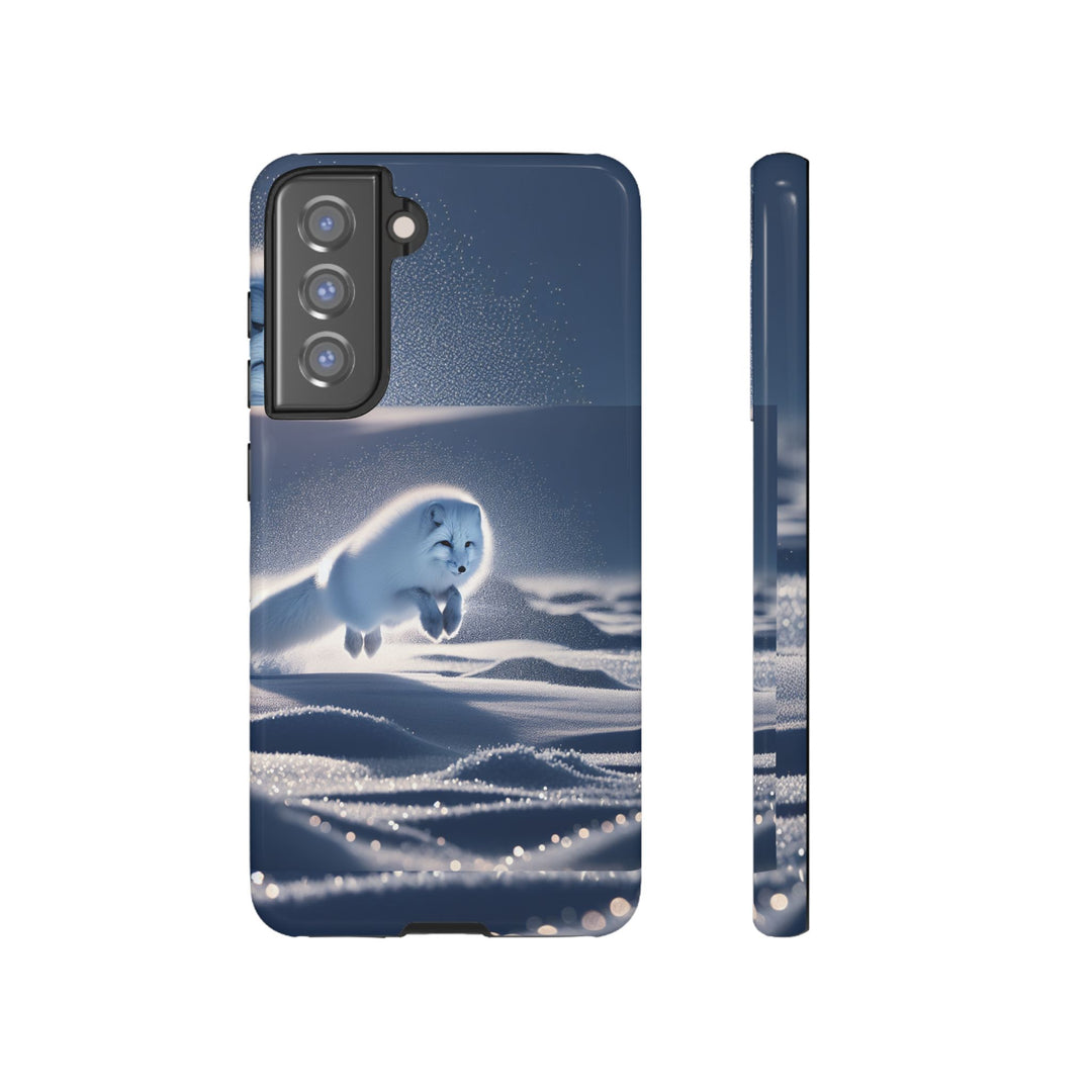 Cute Arctic Fox Phone Case – Tough Protective Cover for Animal Lovers