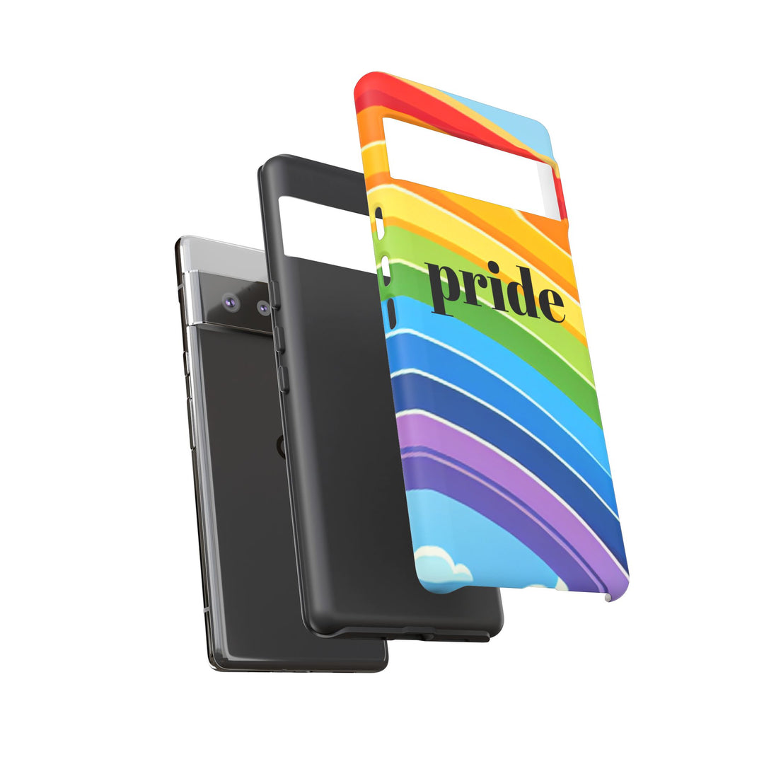 Pride Phone Case - Rainbow Gradient, LGBTQ+ Accessory, Colorful Phone Cover, Unique Gift for Pride Month, Phone Protection
