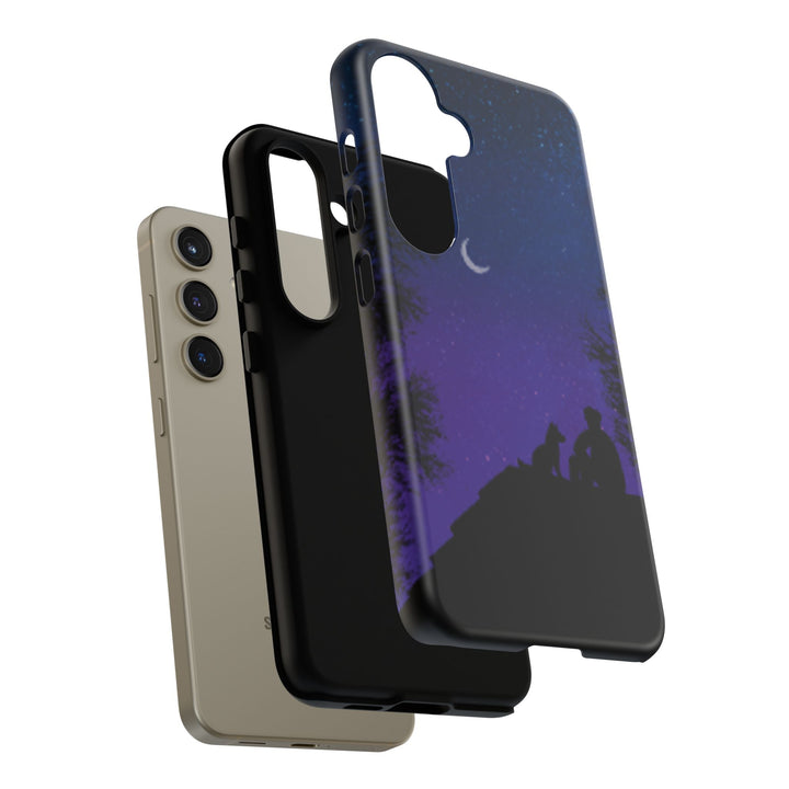 Starry Night Phone Case for Dog Lovers
