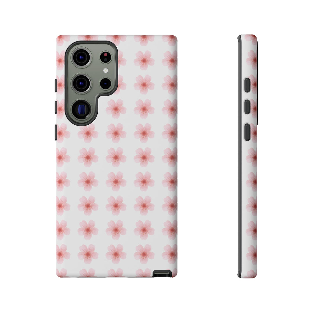 Cherry Blossom Tough Phone Case - Floral Design for Spring & Summer
