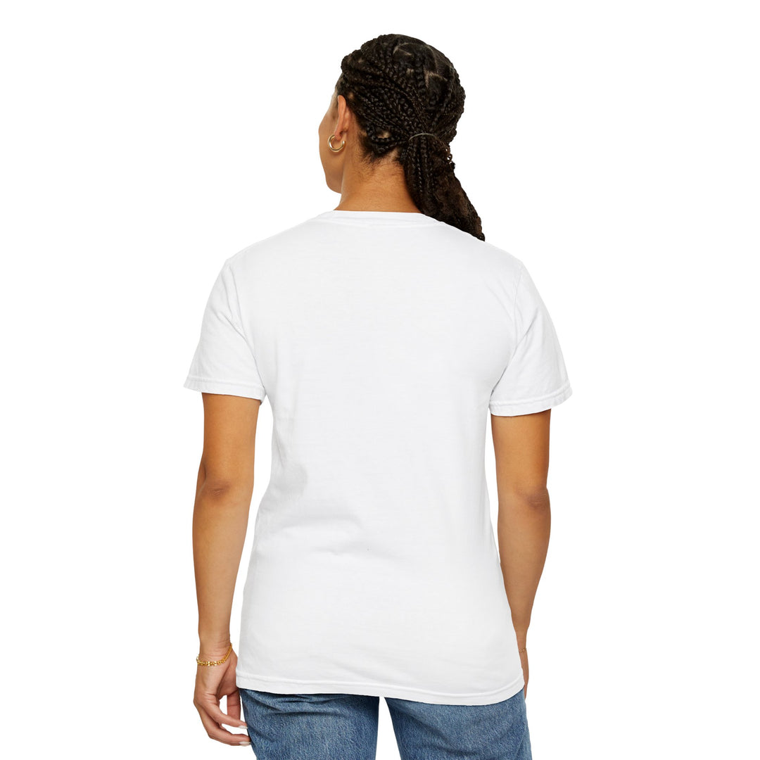 Snow Fox Jumping Unisex Garment-Dyed T-Shirt