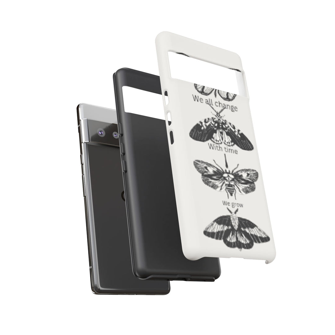 Inspirational Phone Case - We All Change With Time - Tough Cases for Nature Lovers