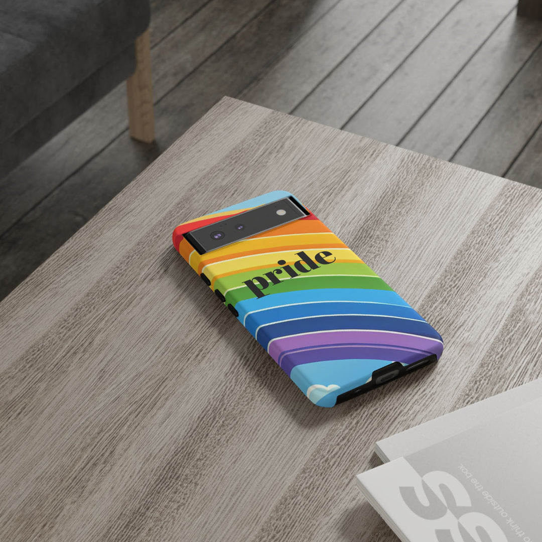 Pride Phone Case - Rainbow Gradient, LGBTQ+ Accessory, Colorful Phone Cover, Unique Gift for Pride Month, Phone Protection