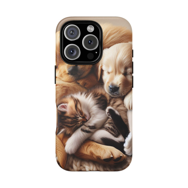 Cute Pets Phone Case - Adorable Dog and Cat Design for Animal Lovers