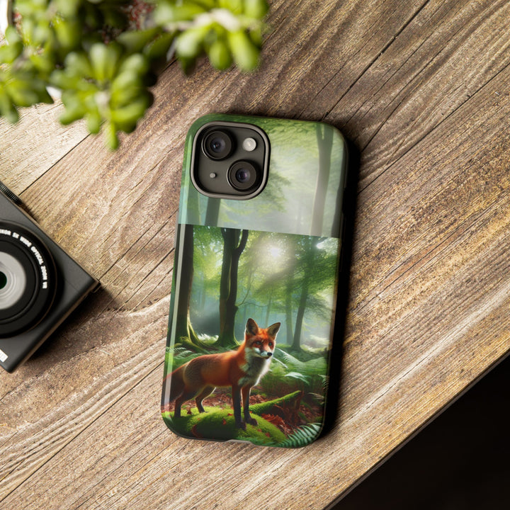 Nature-Inspired Tough Case with Fox Design
