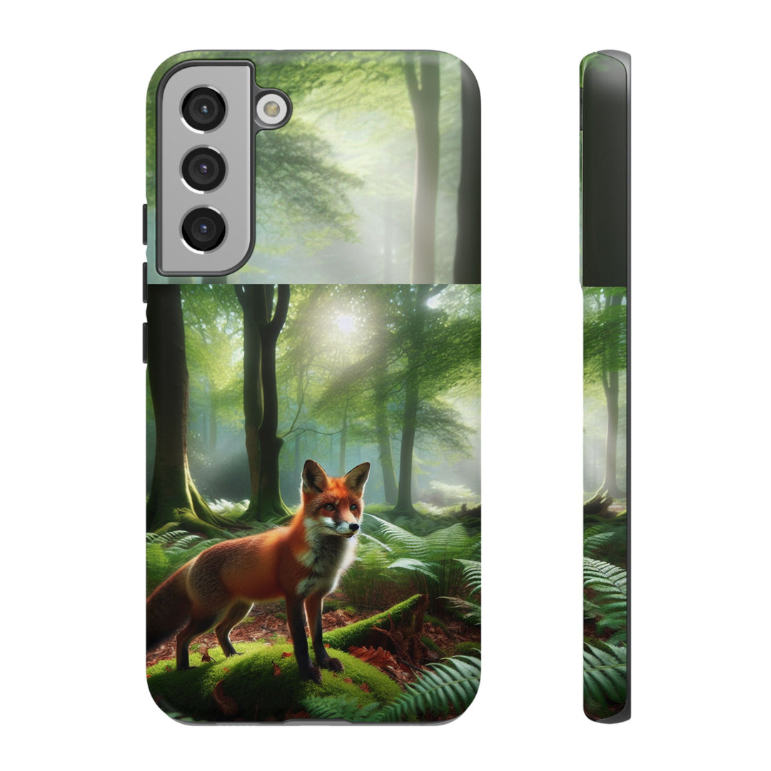 Nature-Inspired Tough Case with Fox Design