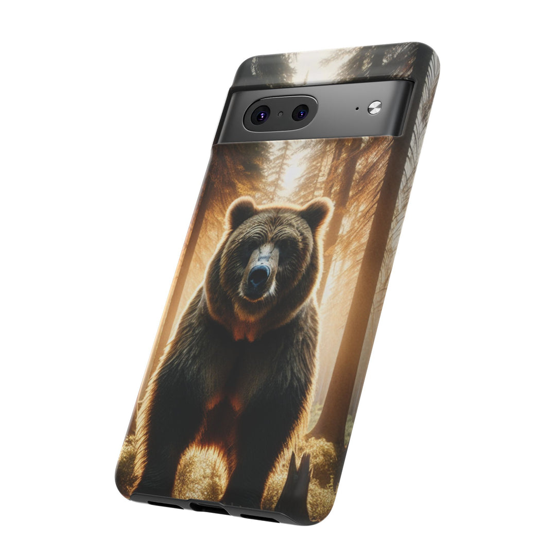 Wildlife Phone Case - Tough Cases with Bear Design, Nature Lover Gift, Animal-Themed Accessories, Eco-Friendly Tech Protection
