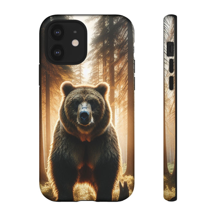 Wildlife Phone Case - Tough Cases with Bear Design, Nature Lover Gift, Animal-Themed Accessories, Eco-Friendly Tech Protection