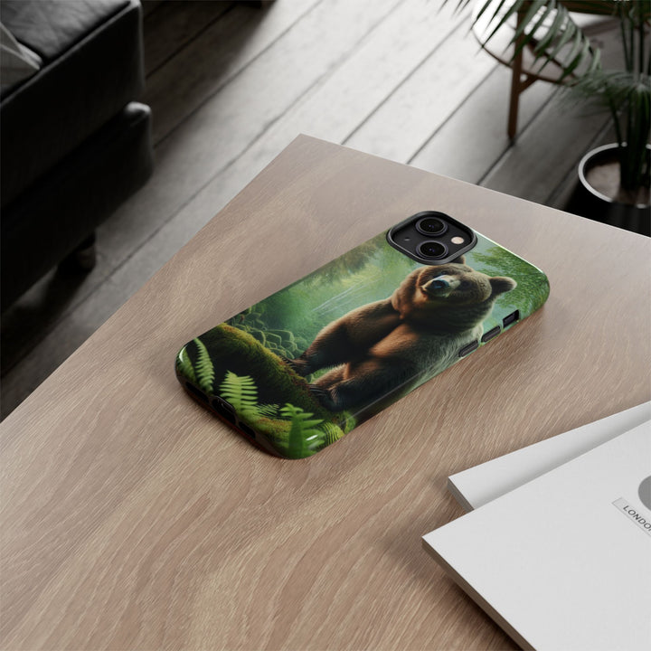 Wildlife Phone Case - Tough Bear Design for Nature Lovers