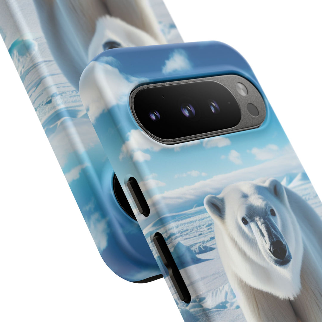 Polar Bear Tough Phone Case - Durable Protector with Arctic Design