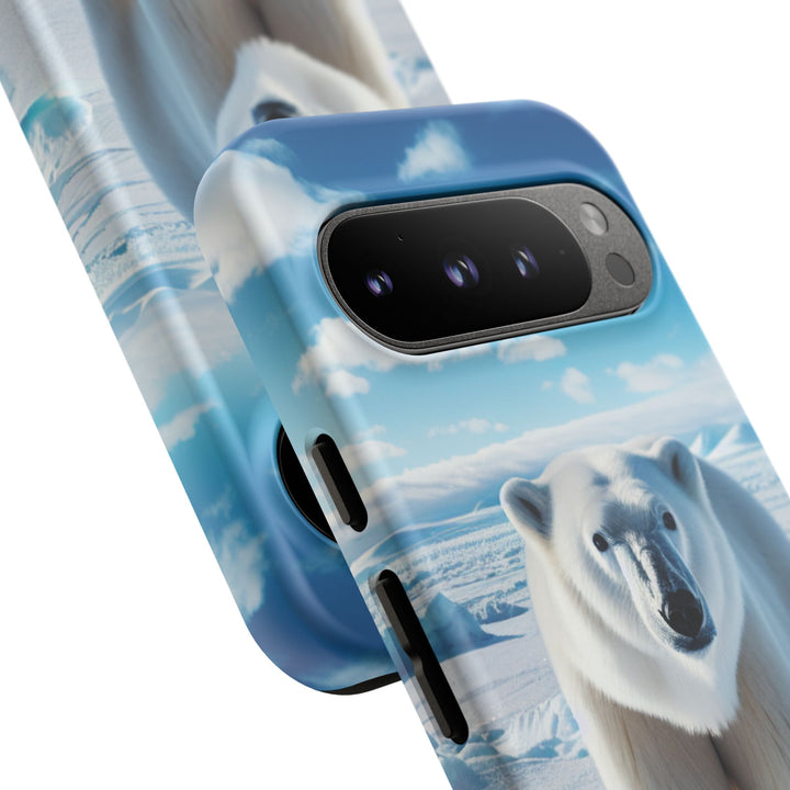 Polar Bear Tough Phone Case - Durable Protector with Arctic Design