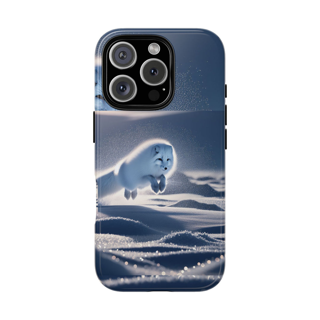 Cute Arctic Fox Phone Case – Tough Protective Cover for Animal Lovers