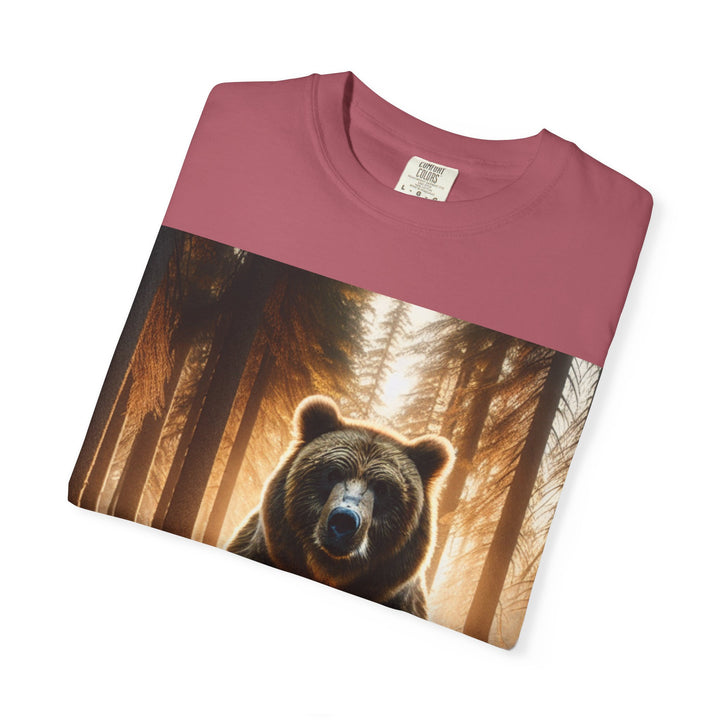 Nature-Inspired Bear Graphic Unisex T-Shirt
