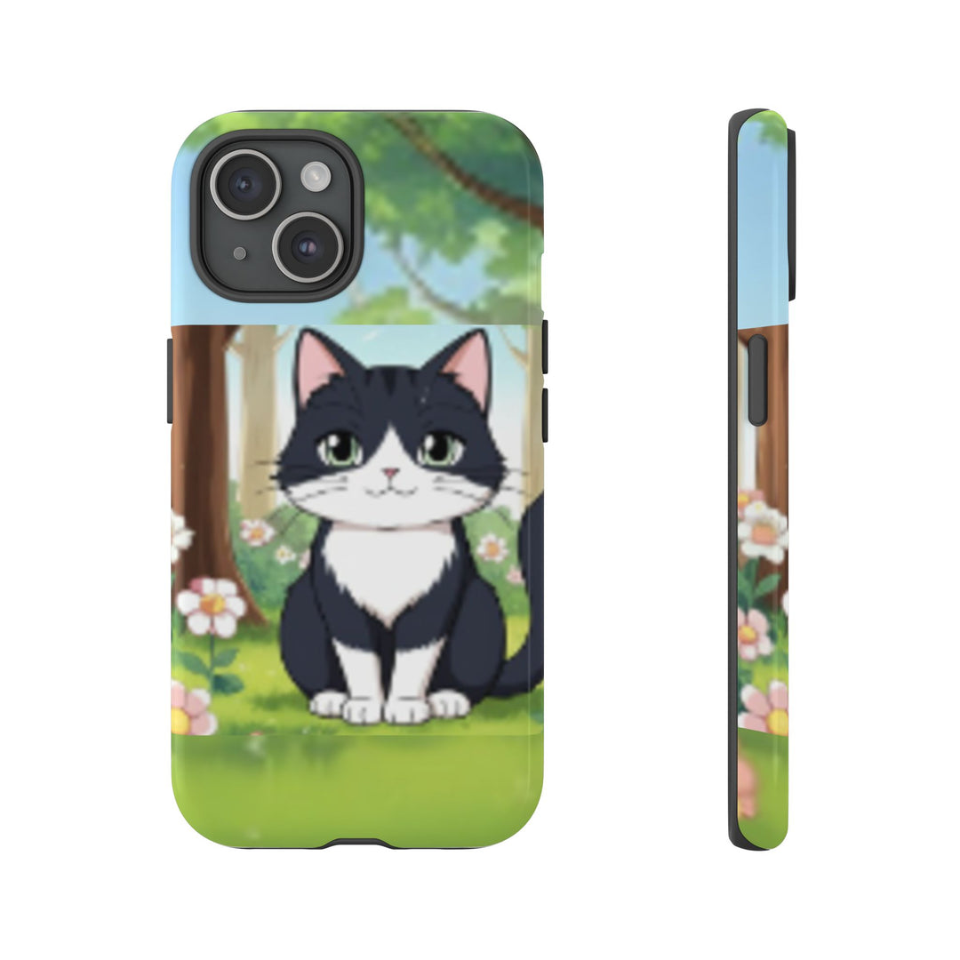 Cute Ai Cat Phone Case - Tough Cases for Animal Lovers