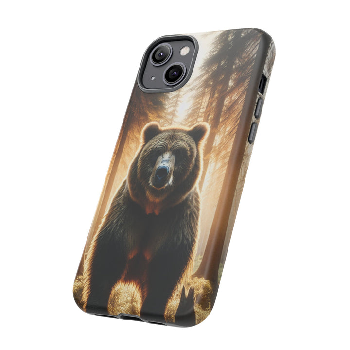 Wildlife Phone Case - Tough Cases with Bear Design, Nature Lover Gift, Animal-Themed Accessories, Eco-Friendly Tech Protection