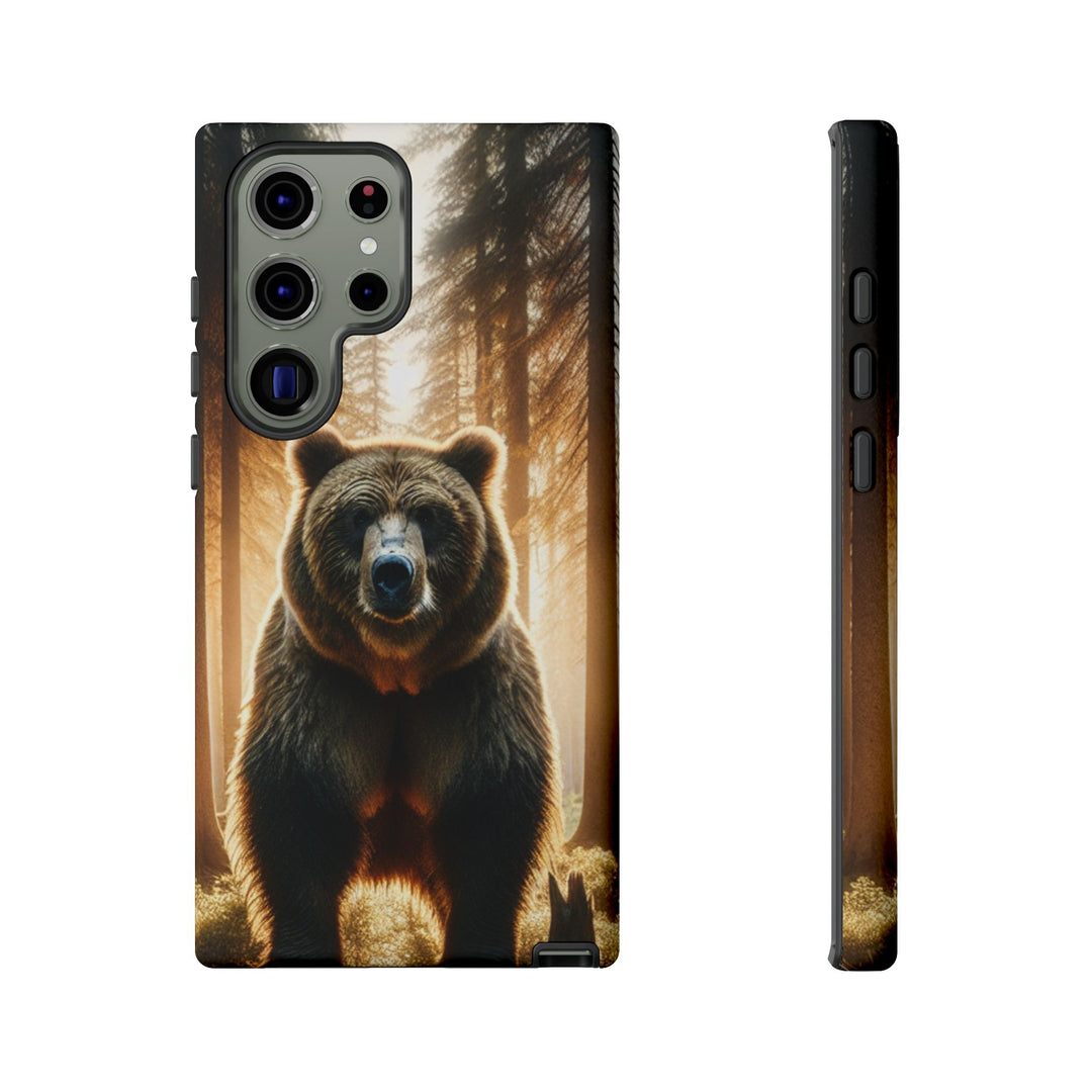Wildlife Phone Case - Tough Cases with Bear Design, Nature Lover Gift, Animal-Themed Accessories, Eco-Friendly Tech Protection
