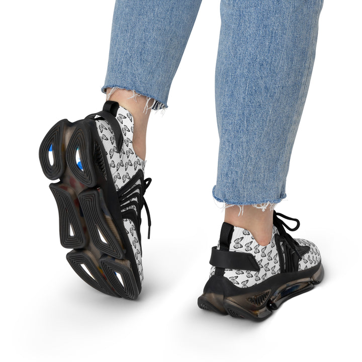 Butterfly Pattern Women's Mesh Sneakers - Lightweight and Stylish Athletic Shoes