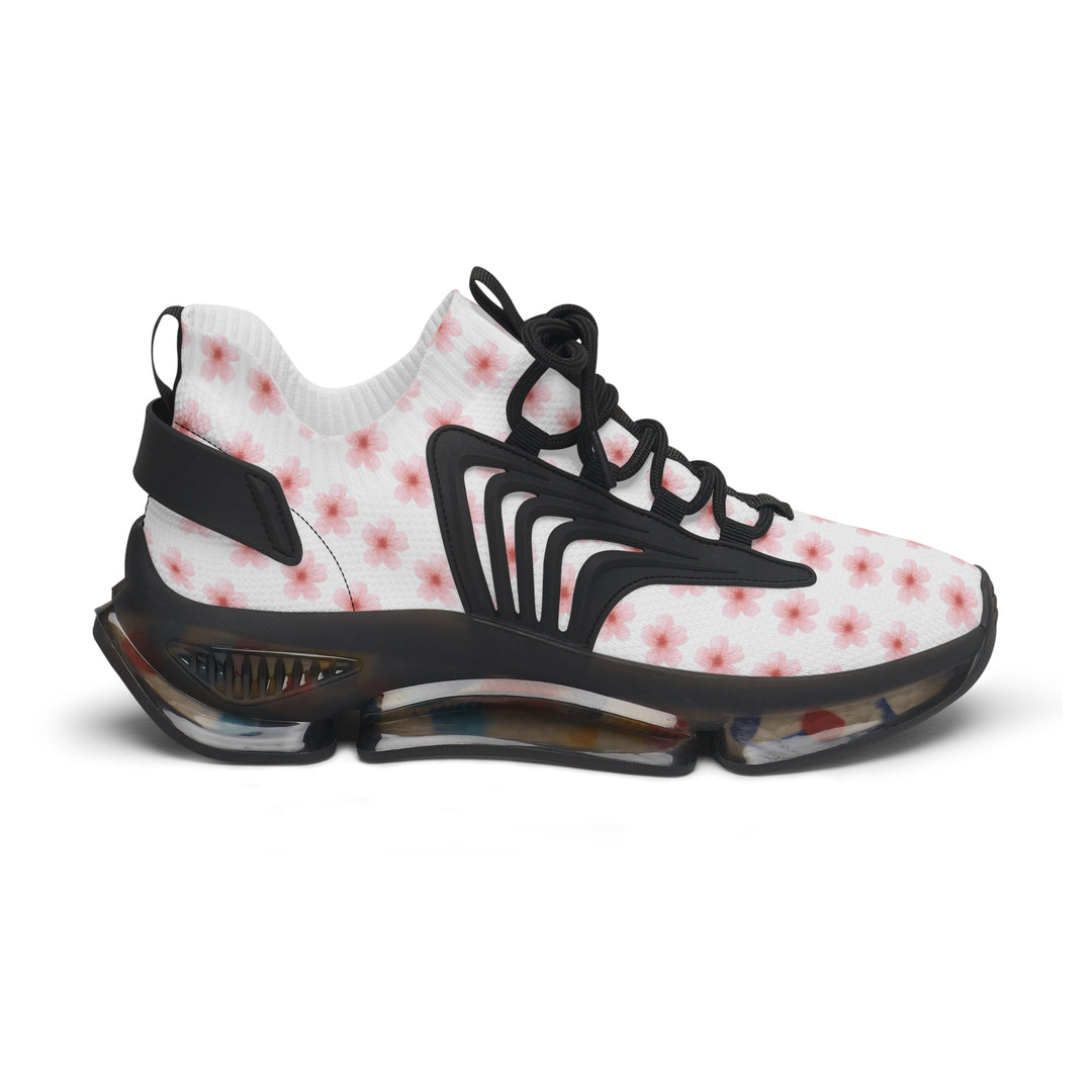 Women's Floral Mesh Sneakers - Lightweight Comfort for Active Lifestyle