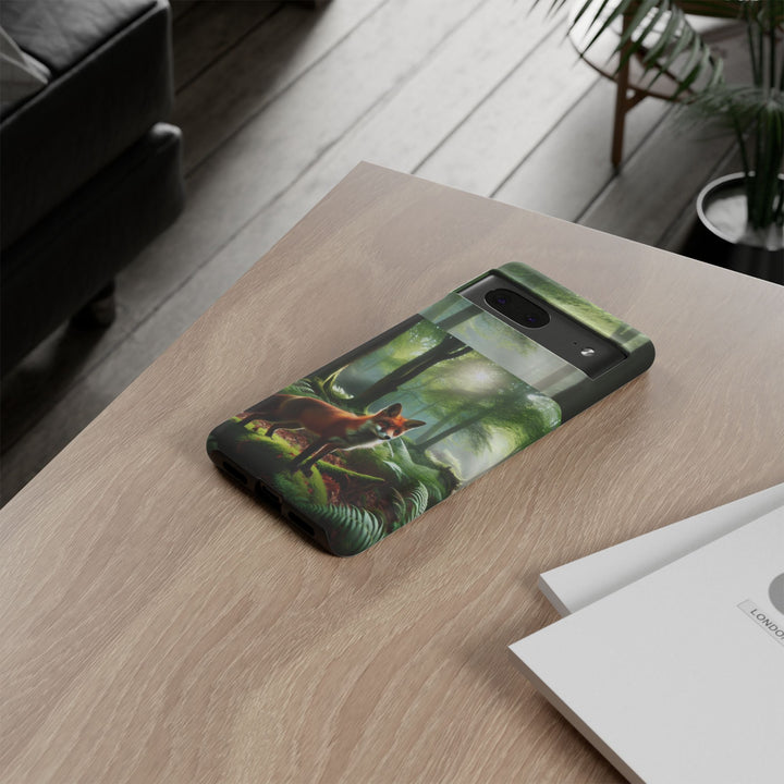 Nature-Inspired Tough Case with Fox Design