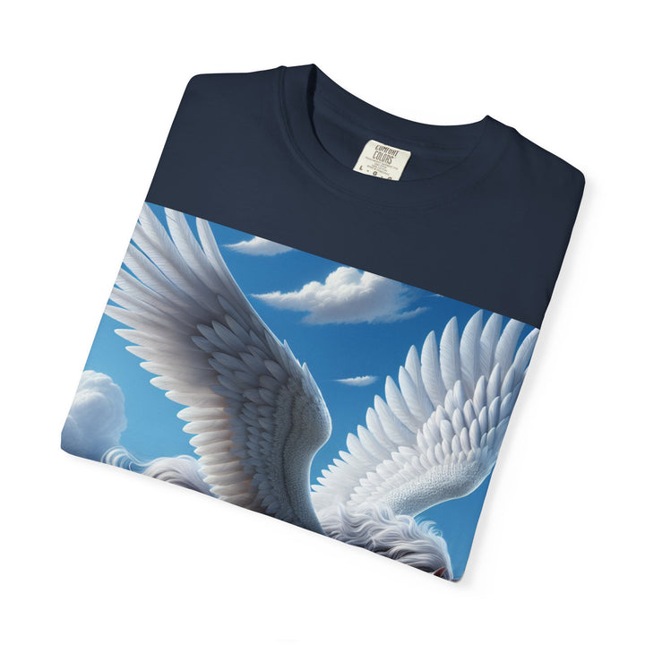 Mythical Pegasus Unisex Garment-Dyed T-shirt | Dreamy Fantasy Art Tee