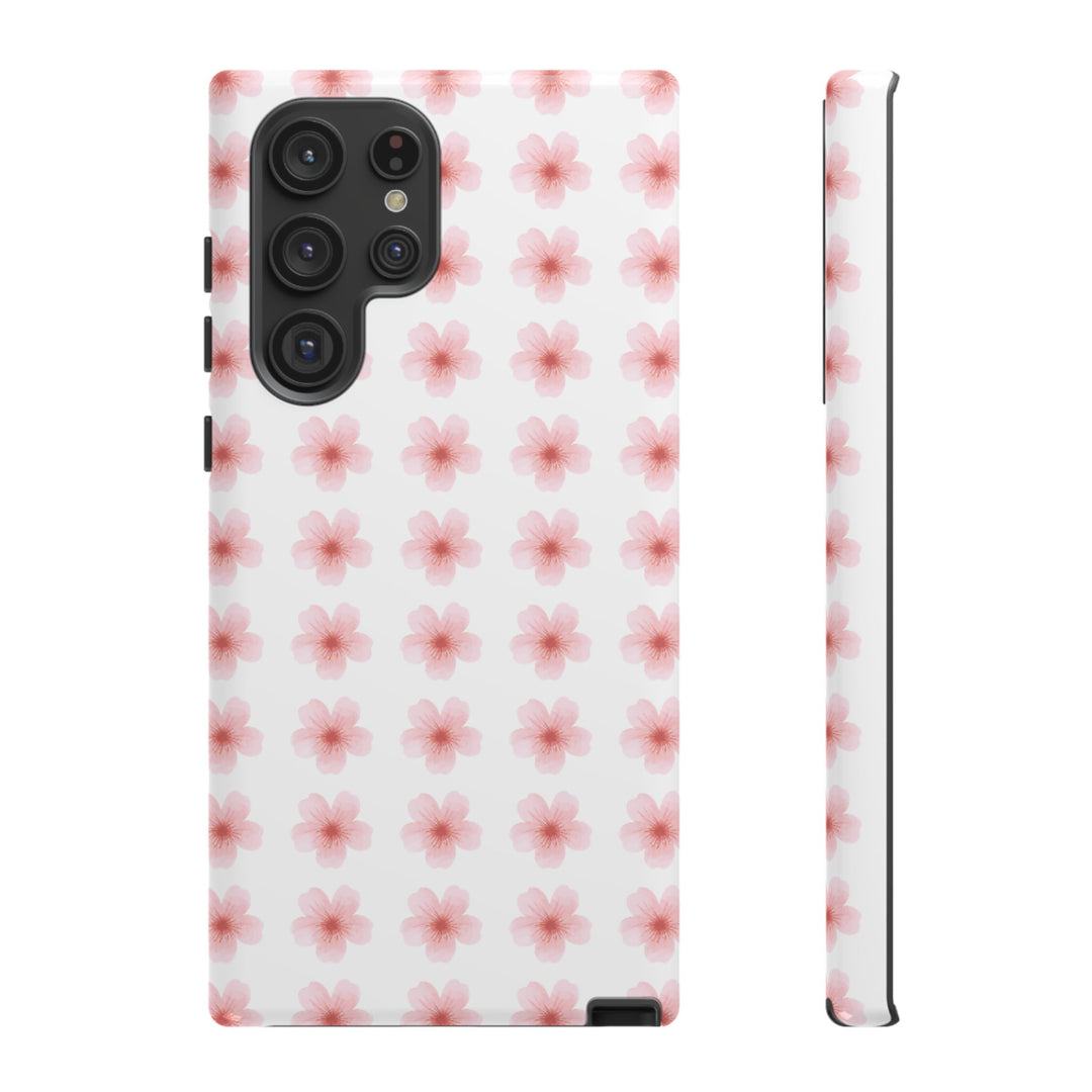 Cherry Blossom Tough Phone Case - Floral Design for Spring & Summer