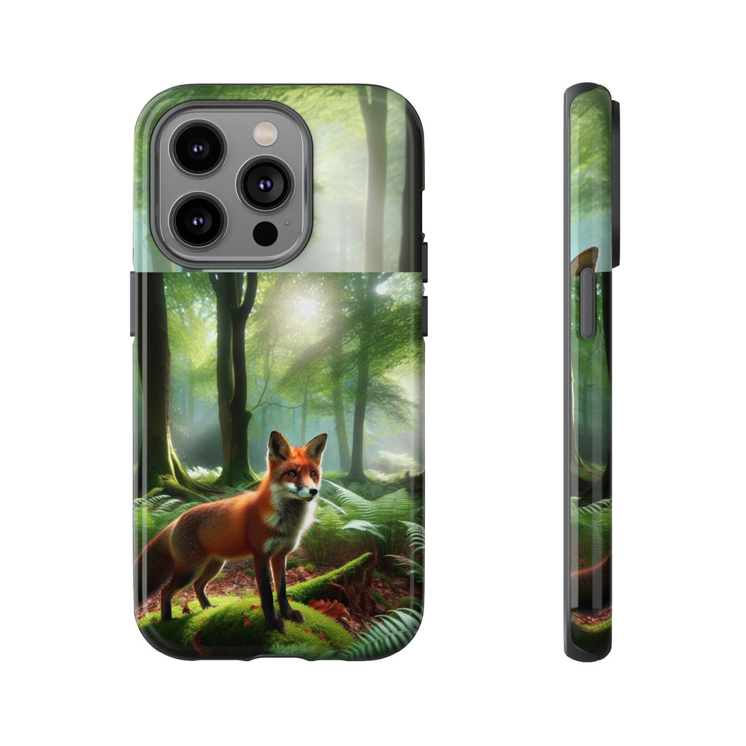 Nature-Inspired Tough Case with Fox Design