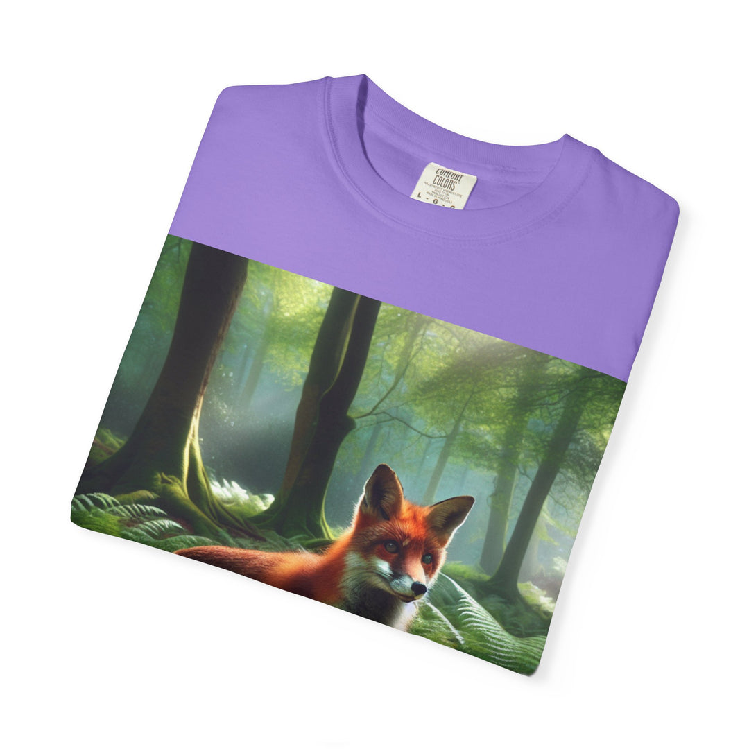 Forest Fox Unisex Garment-Dyed T-Shirt