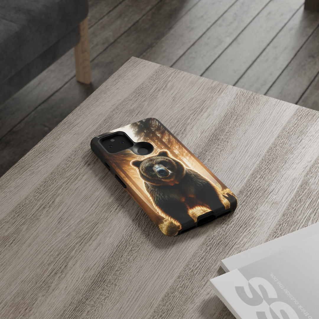 Wildlife Phone Case - Tough Cases with Bear Design, Nature Lover Gift, Animal-Themed Accessories, Eco-Friendly Tech Protection