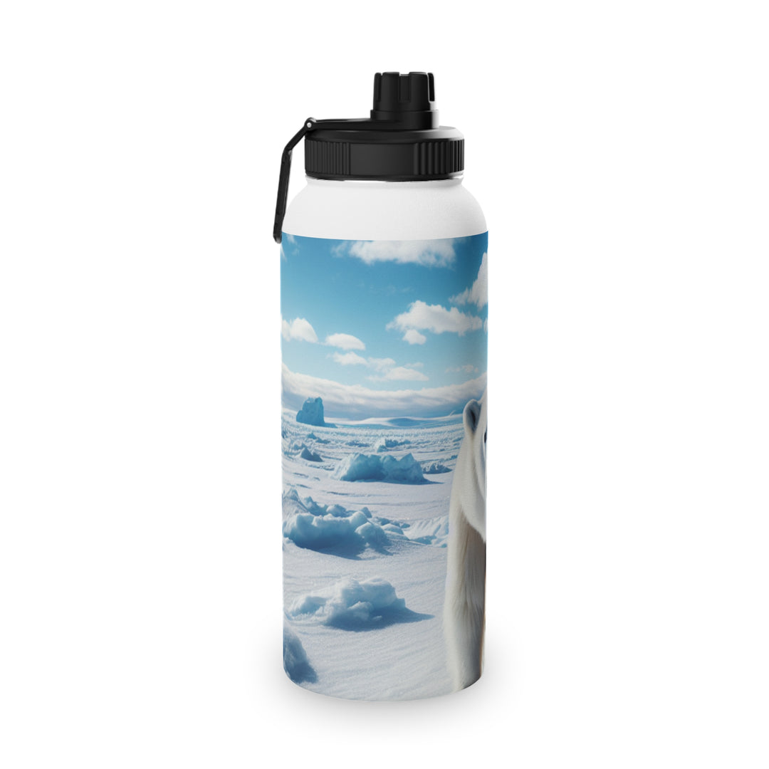 Polar Bear Stainless Steel Water Bottle | Eco-Friendly Sports Lid for Outdoor Adventures