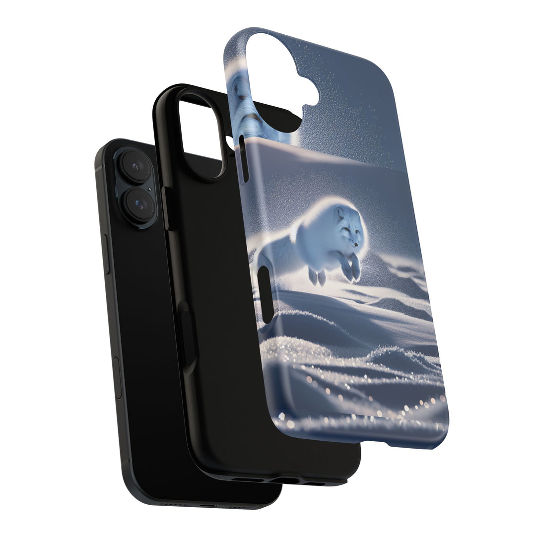 Cute Arctic Fox Phone Case – Tough Protective Cover for Animal Lovers