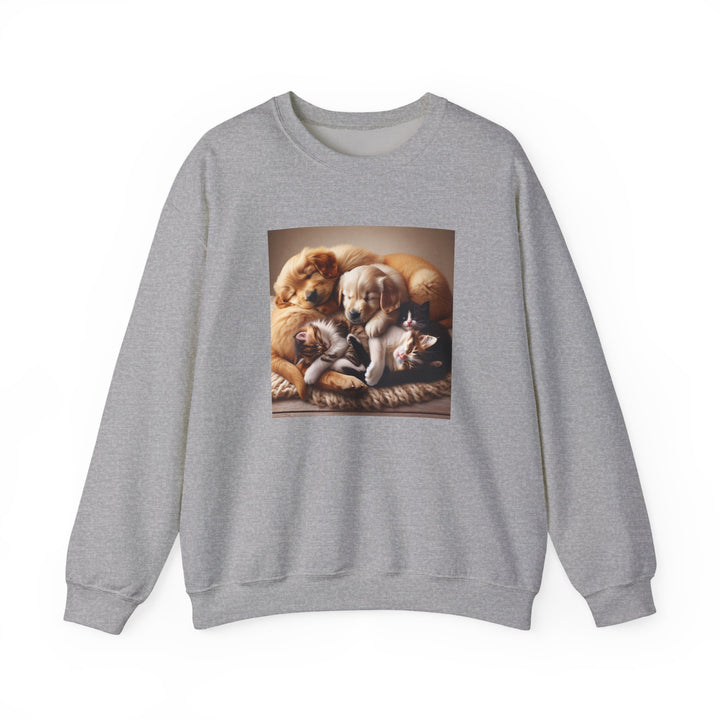 Cozy Pet Lovers' Crewneck Sweatshirt | Cute Dog Design | Gift for Animal Lovers | Comfy Pullover | Birthday or Holiday Gift