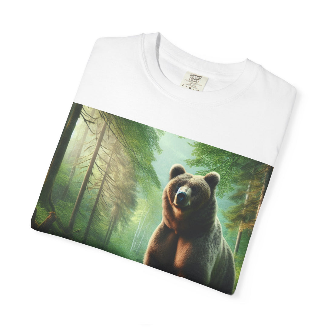 Nature-Inspired Unisex Bear Graphic Tee - Ideal for Outdoor Enthusiasts