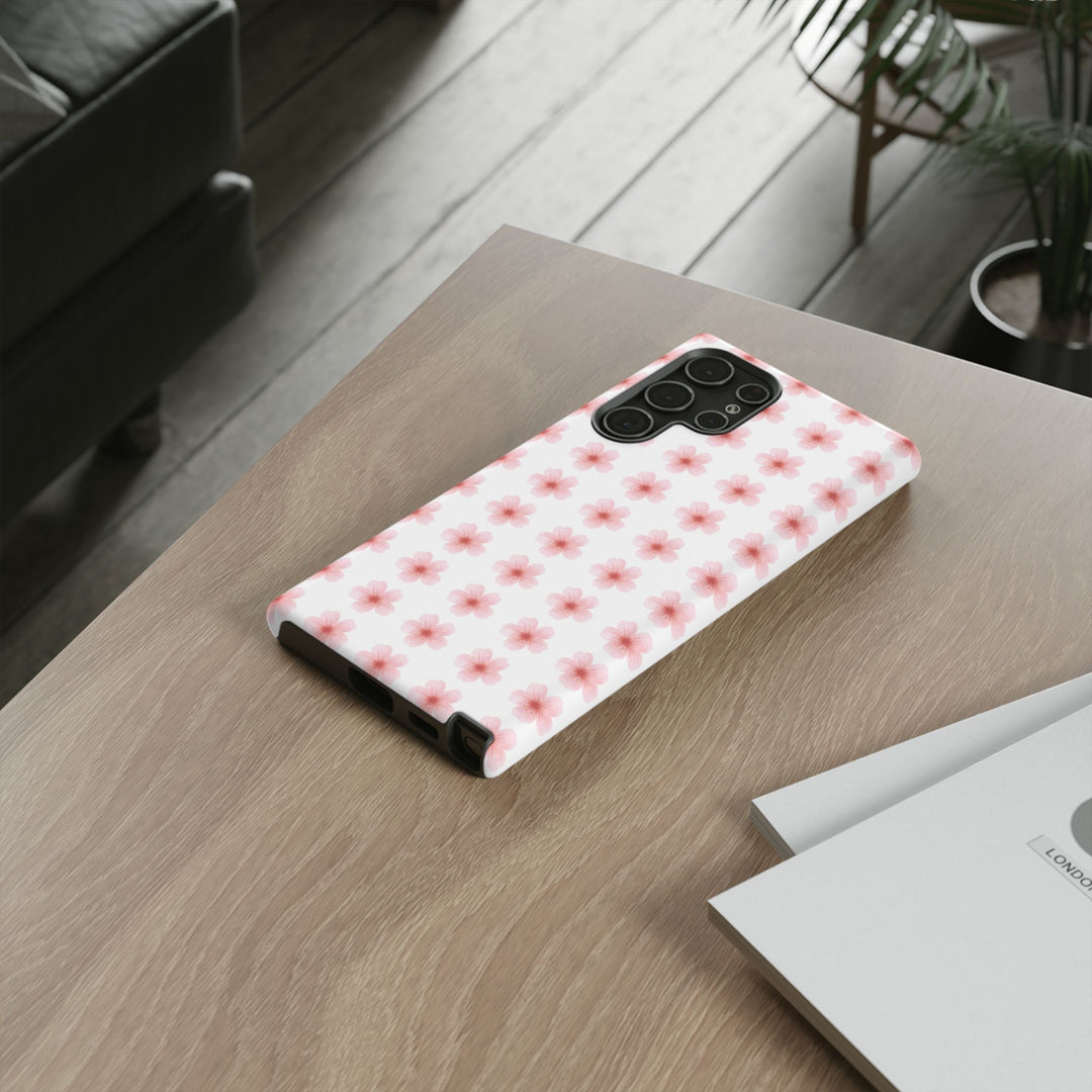 Cherry Blossom Tough Phone Case - Floral Design for Spring & Summer