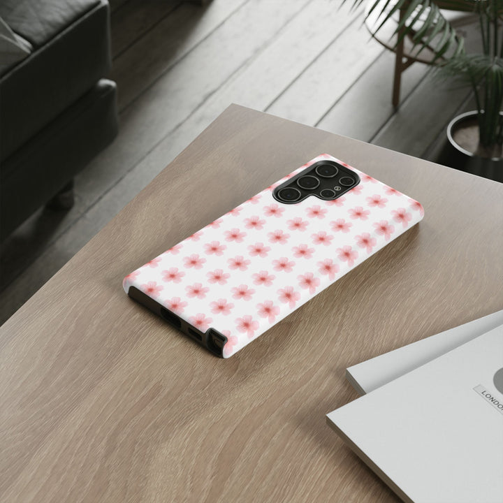 Cherry Blossom Tough Phone Case - Floral Design for Spring & Summer